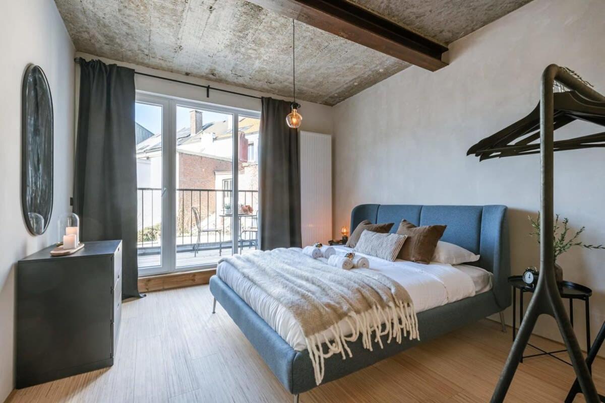 Huswell - Industrial Apartment With Terrace In Антверпен Экстерьер фото